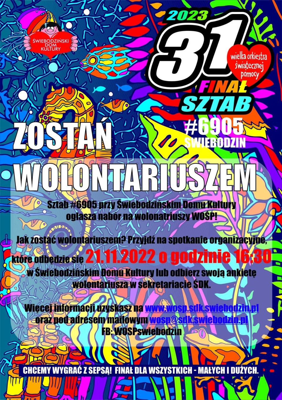 WOŚP nabór na wolontariuszy 2023