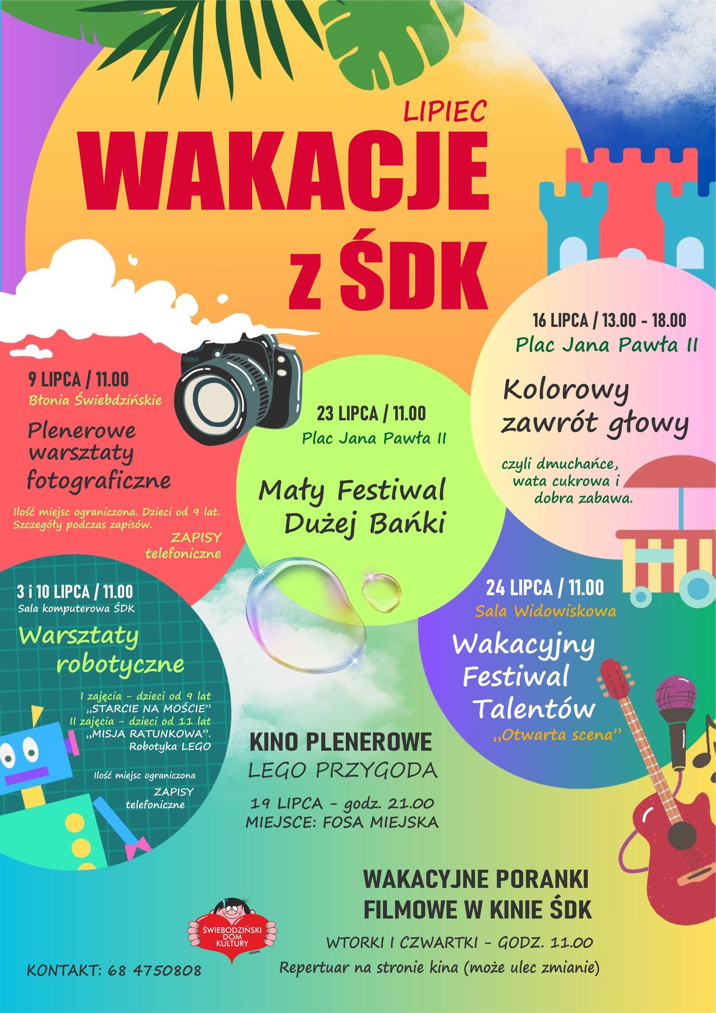 wakacje z ŚDK lipiec 2024